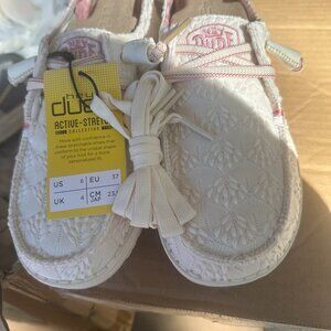 HEY DUDE WENDY STRETCH BOHO FLUER SAND 6
